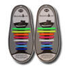 Quicklaze silicone shoelace rainbow